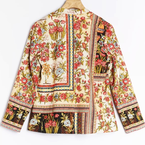 Anthropologie Floral Embroidered Jacket - Picture 3 of 8